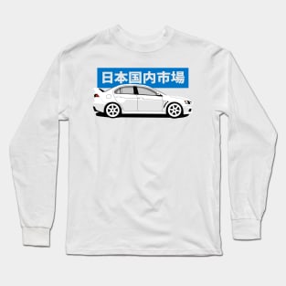 Side View Lancer Evo X Long Sleeve T-Shirt